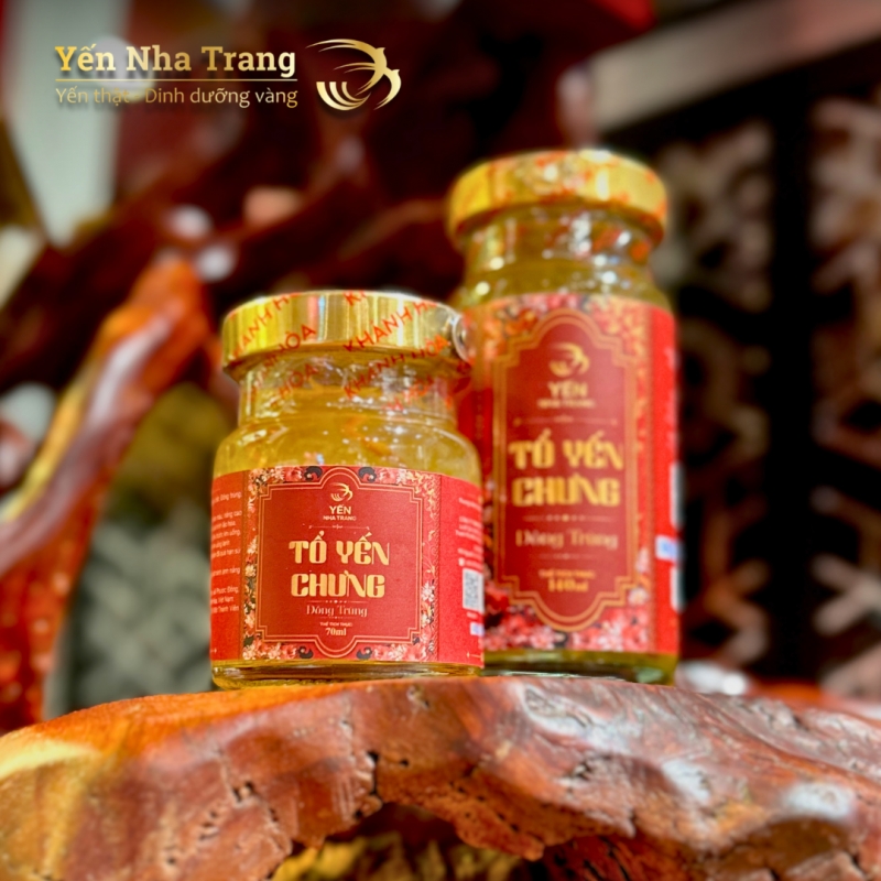 Yến chưng tươi vị Đông Trùng Hạ Thảo